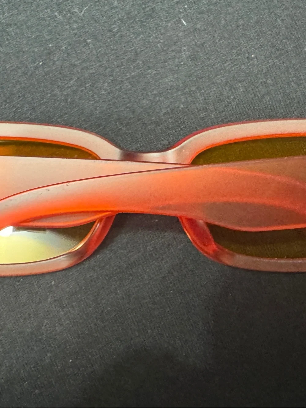 Orange Sunglasses Yellow-Tinted